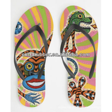 Chifres impressos homens, flip flop impresso, máquina de impressão para flip flop, máquina de impressão para flip flop